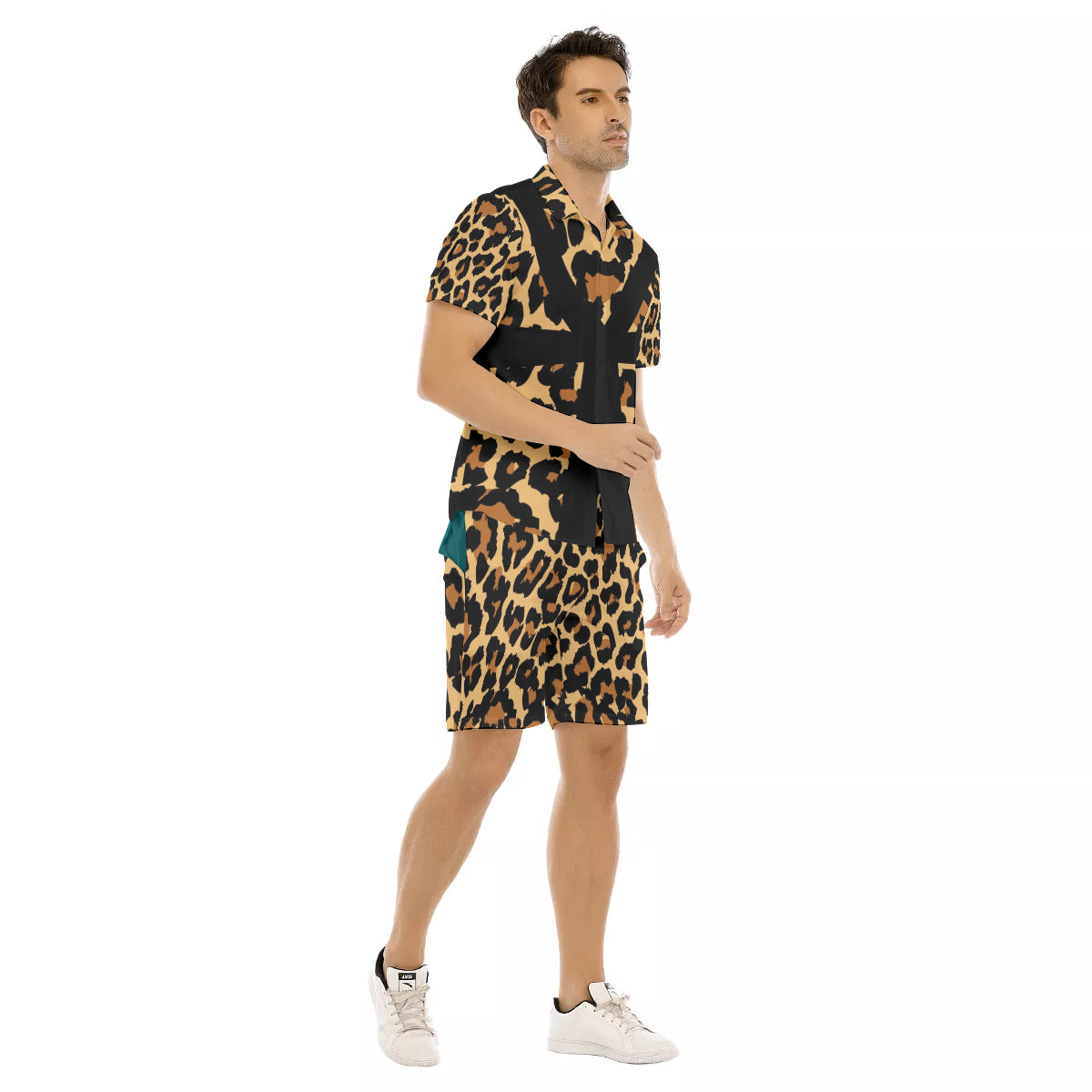 CHEETAH ANKH Men's Short Sleeve Shirt Sets