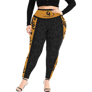 JAGUAR SKIN LCC Plus Size High Waist Leggings