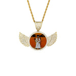 THE MAC Wings Gold Pendant with Rope Chain