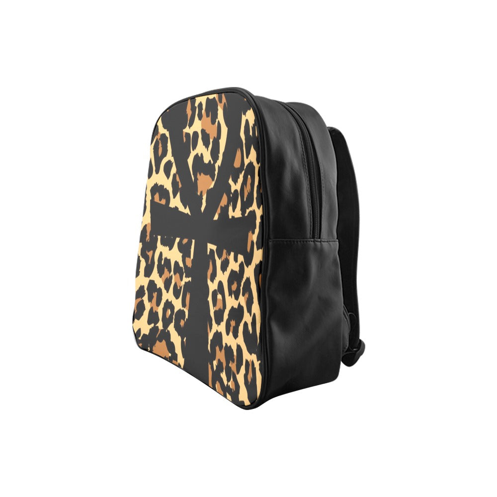 CHEETAH ANKH School Backpack (Medium)