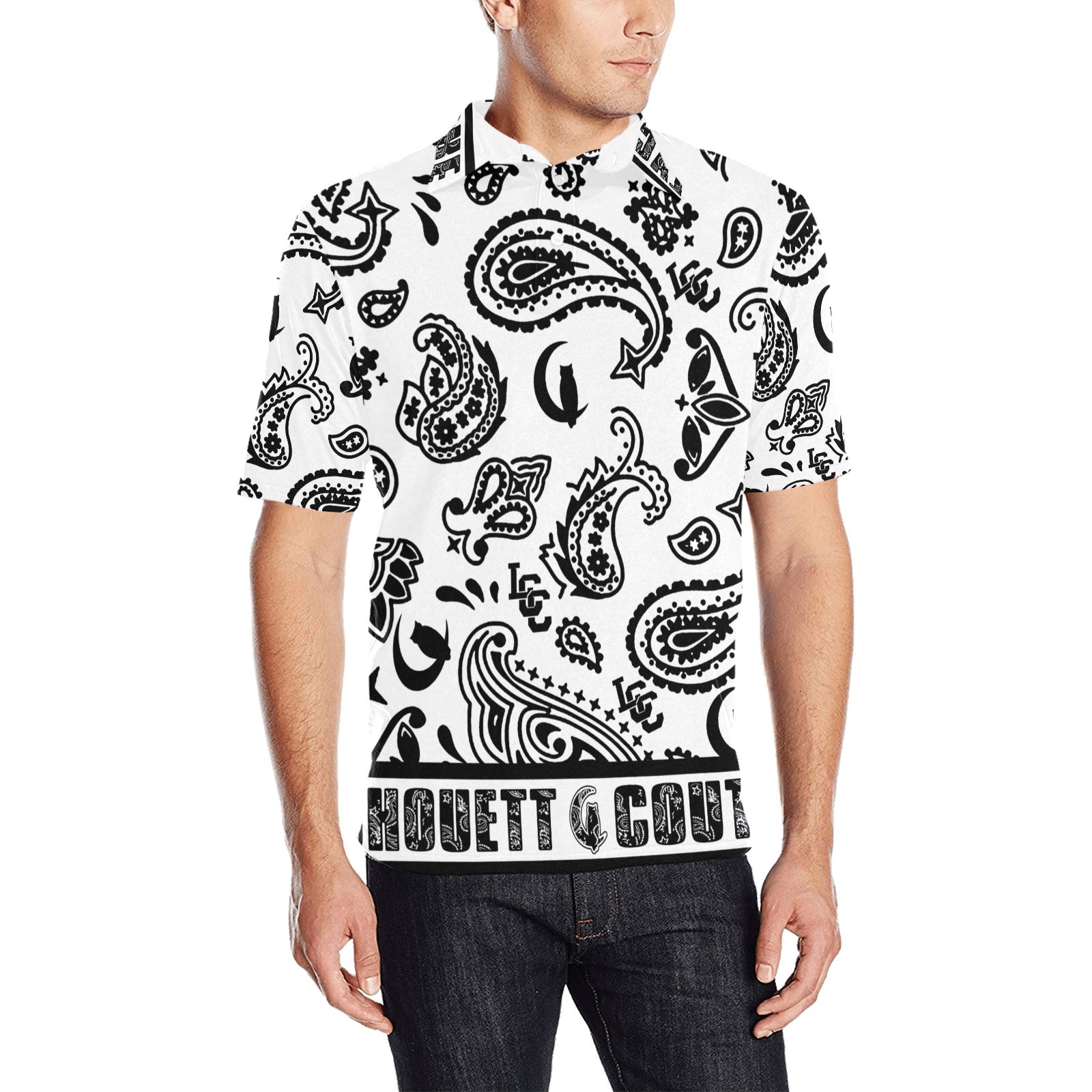 BANDANA PAISLEY All Over Print Polo Shirt