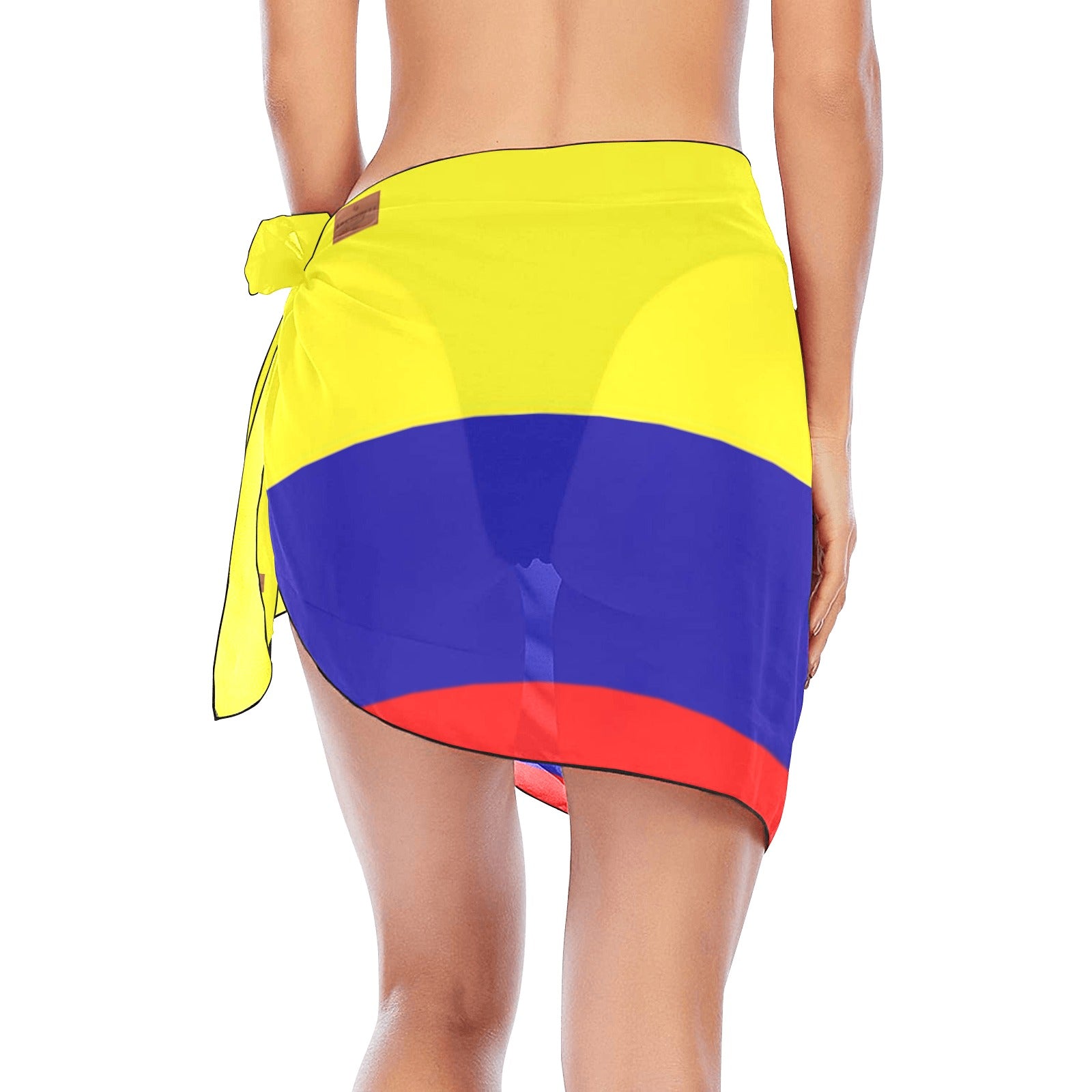 COLOMBIA FLAG Beach Sarong Wrap