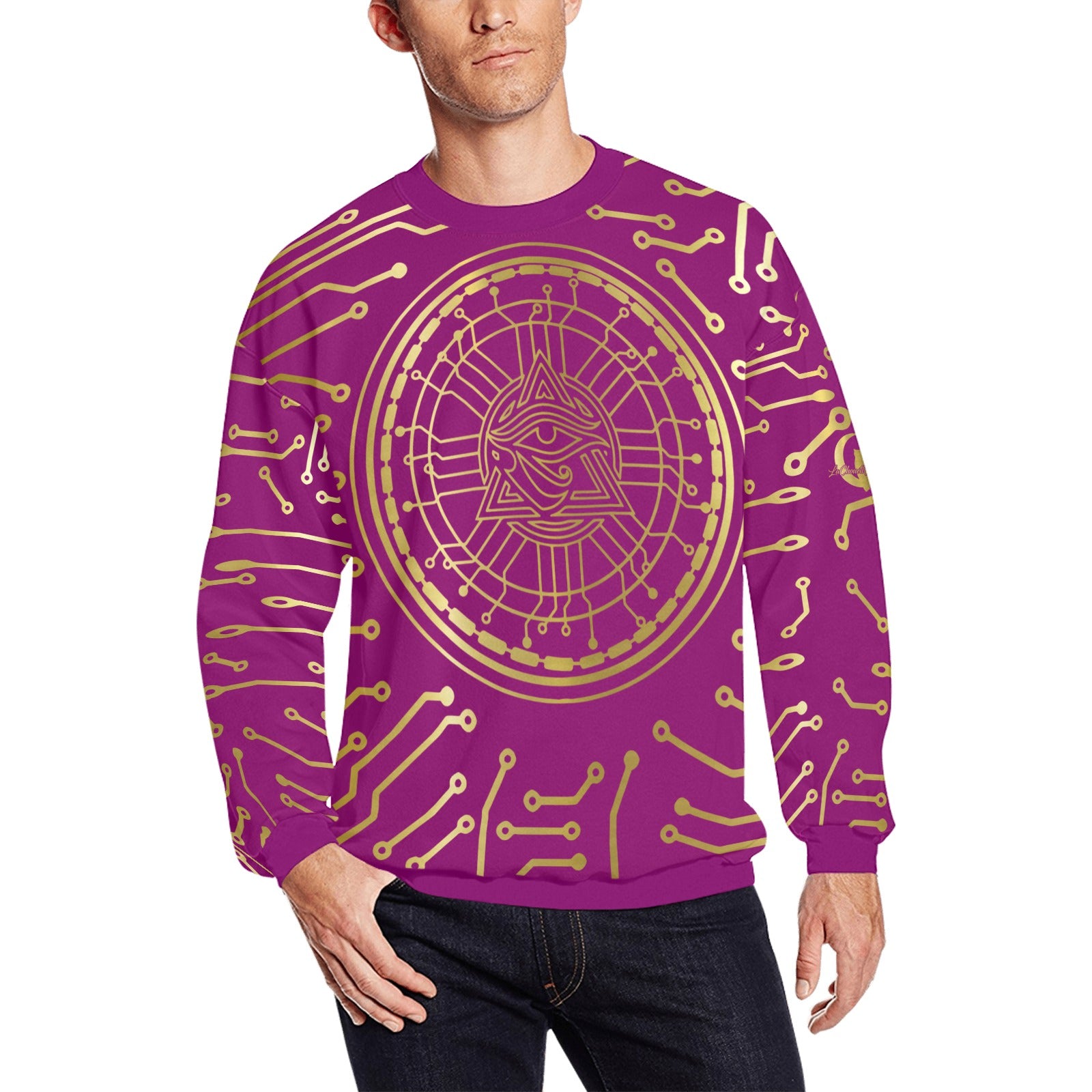 CRYPTO KMT Crewneck Sweatshirt for Men