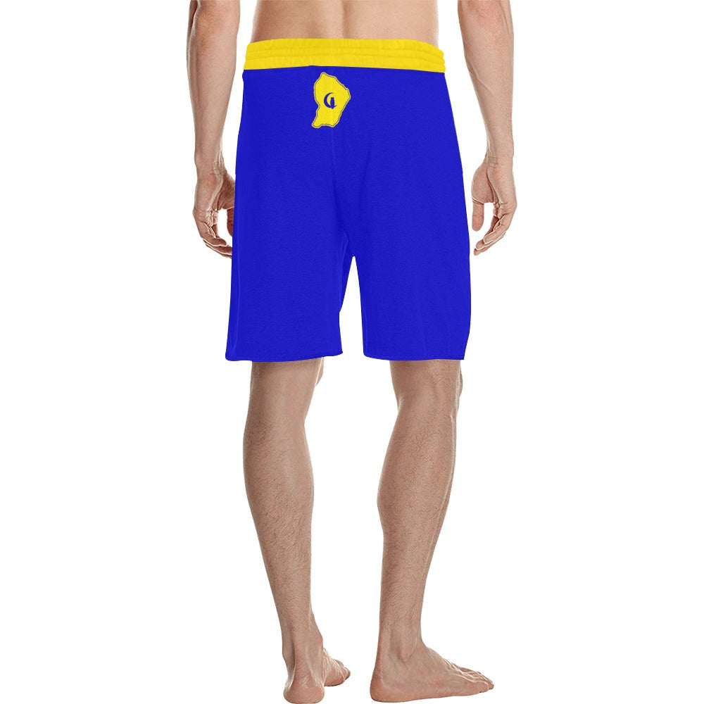 CAYENNE BLUE Men's All Over Print Casual Shorts