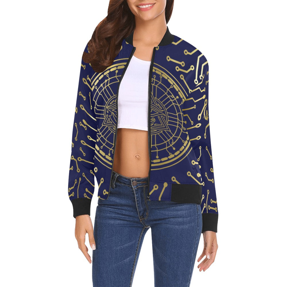 CRYPTO KMT Bomber Jacket for Women