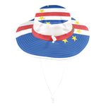 CAP VERT FLAG Wide Brim Bucket Hat