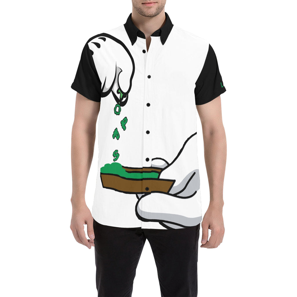 BURN THE OPPS BICOLORS All Over Print Short Sleeve Shirt
