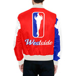 WESTSIDE All Over Print Quilted Bomber Jacket for Men