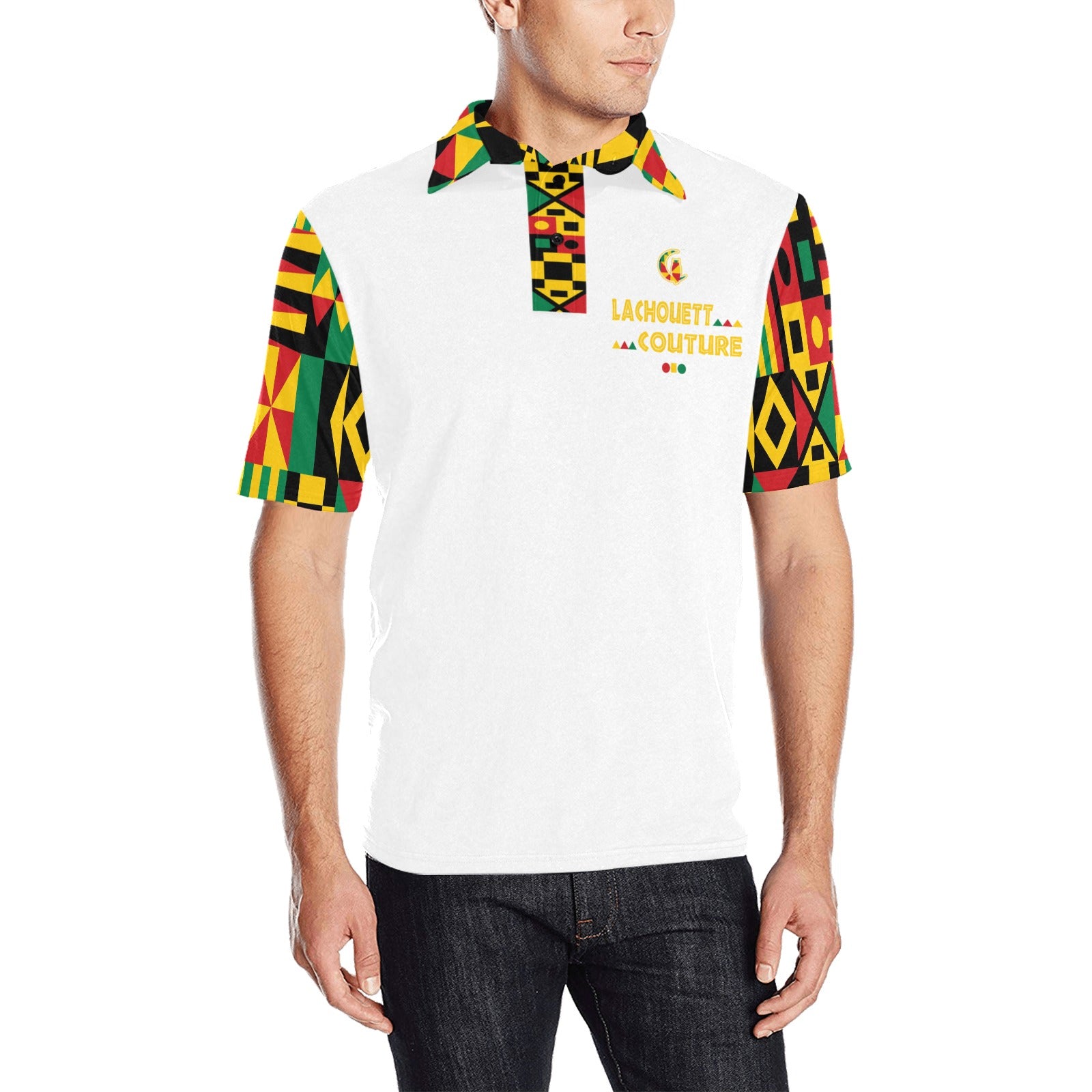 KENTE BUTAN Men's Polo Shirt