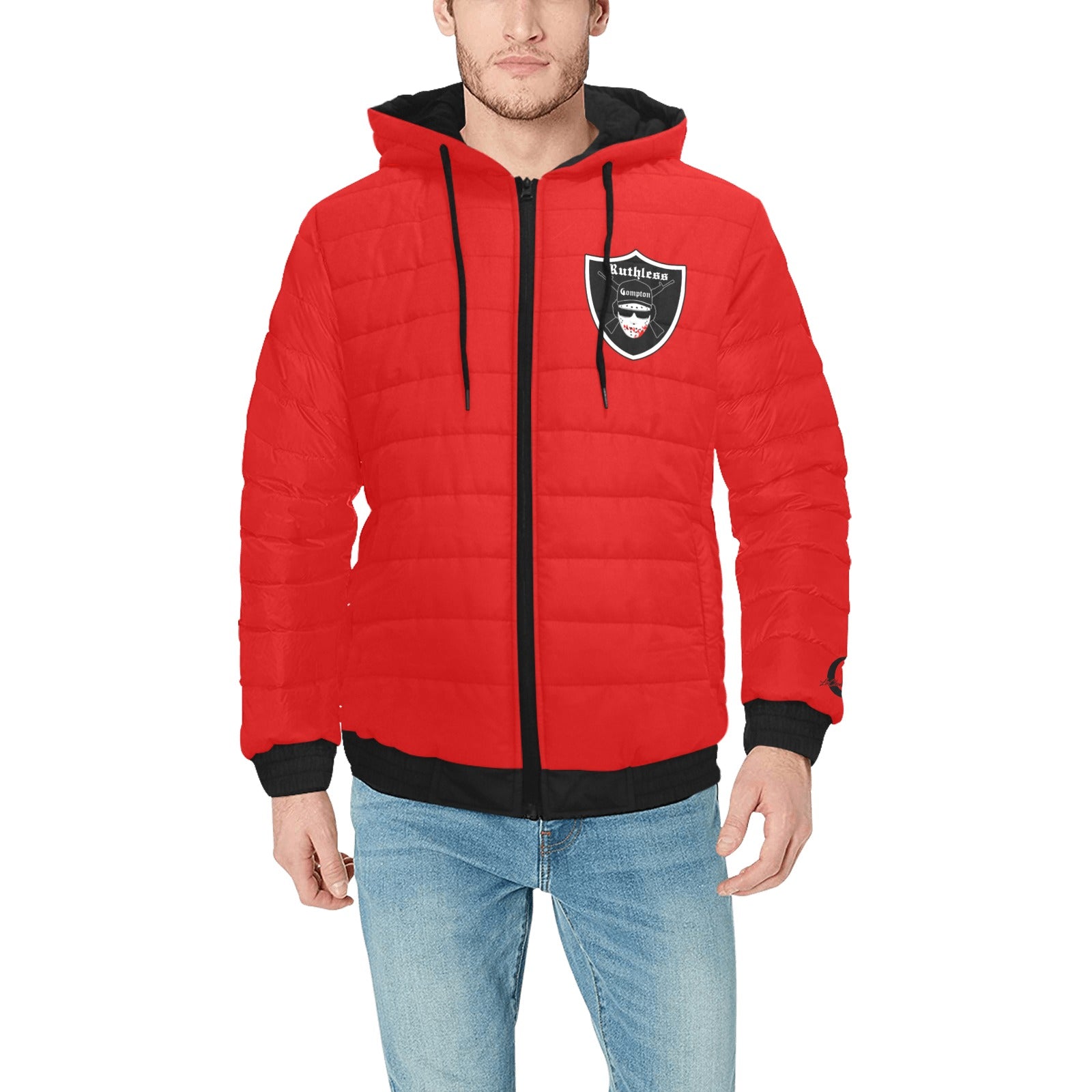 EAZY-E RUTHLESS Men's Padded Hooded Jacket