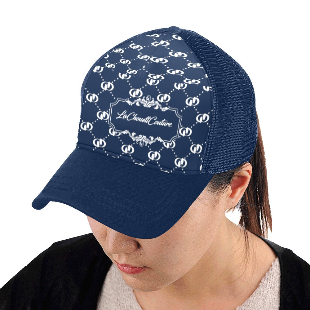 EXCELLENCE LCC NAVY Trucker Cap