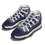 BANDANA NAVY Men's High Top Basketball Shoes