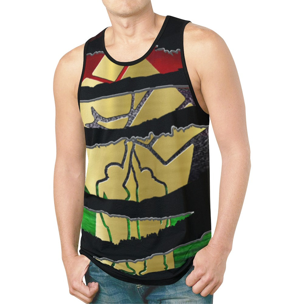 RBG ANKH RIPPED Tank Top for Men