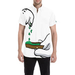 BURN THE OPPS Men's All Over Print Short Sleeve Shirt