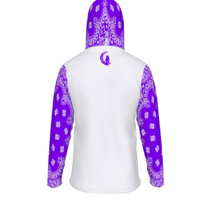 BANDANA GRAPE Unisex Pullover Hoodie With Mask