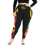 KENTE BUTAN High Waist Leggings