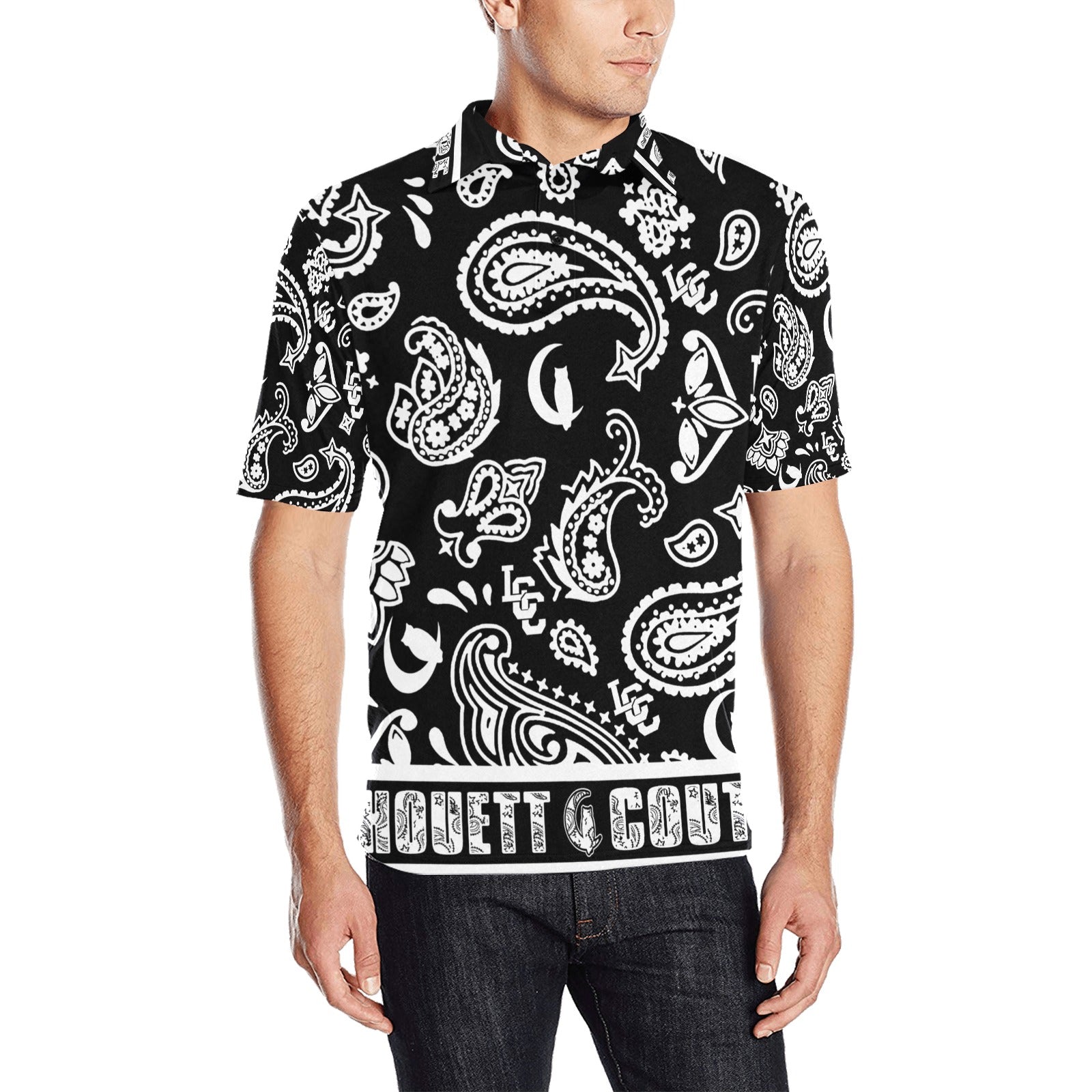 BANDANA PAISLEY All Over Print Polo Shirt
