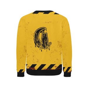 BEWARE Men's Rib Cuff Crew Neck Sweatshirt