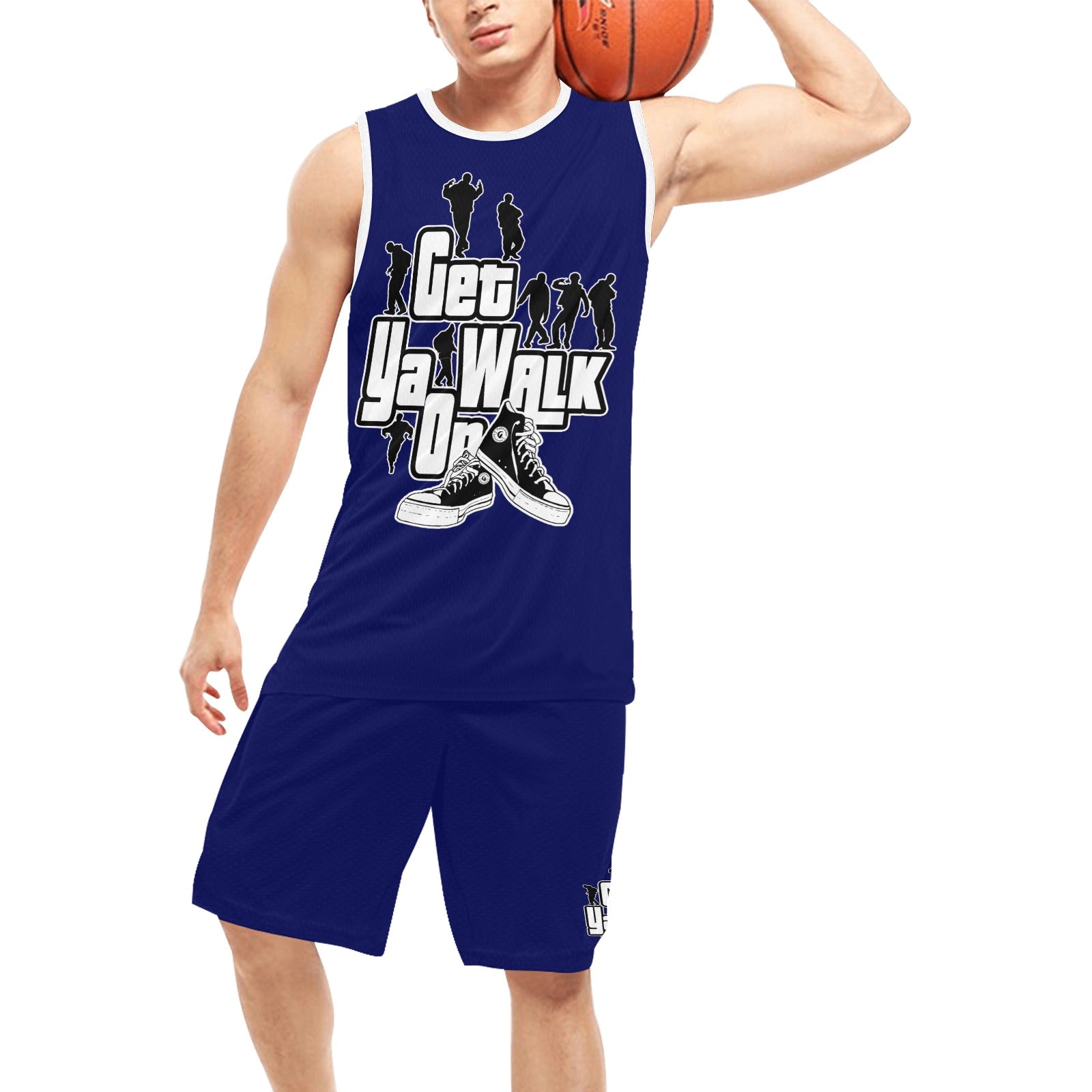 GET YA WALK ON Basketball Uniform with Pocket