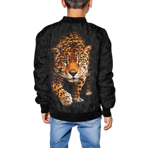 JAGUAR Kids' All Over Print Bomber Jacket