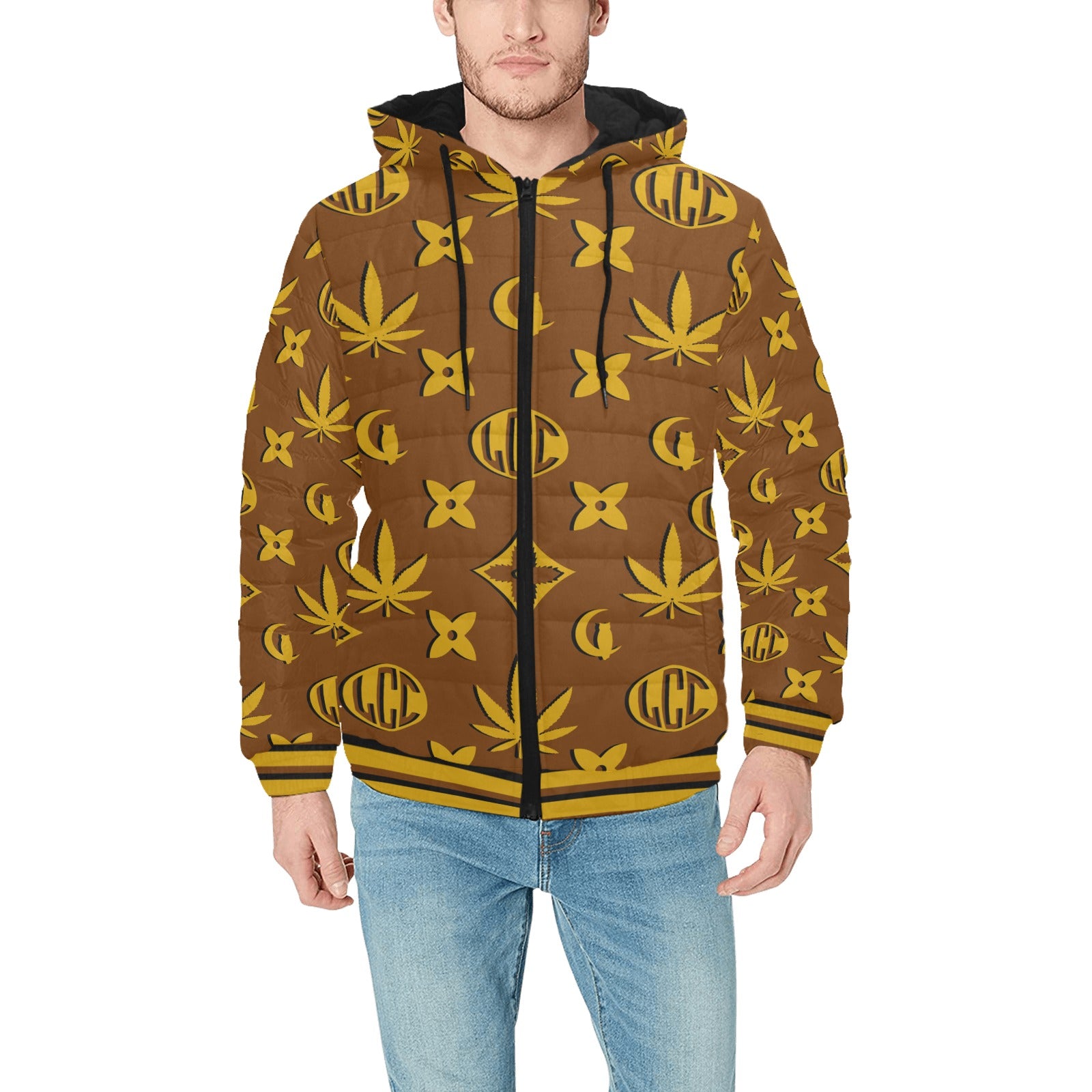 LCC WEEDY Men's Padded Hooded Jacket