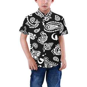 BANDANA PAISLEY Boys' All Over Print Short Sleeve Shirt