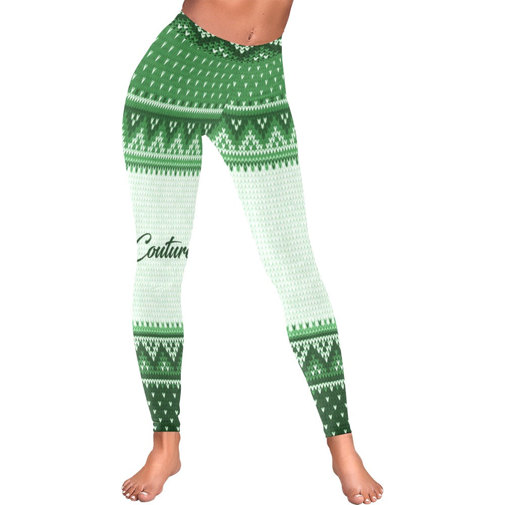 LCC KNITTED Women's Low Rise Leggings