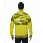 CAMOUFLAGE YLW Stand Collar Jacket