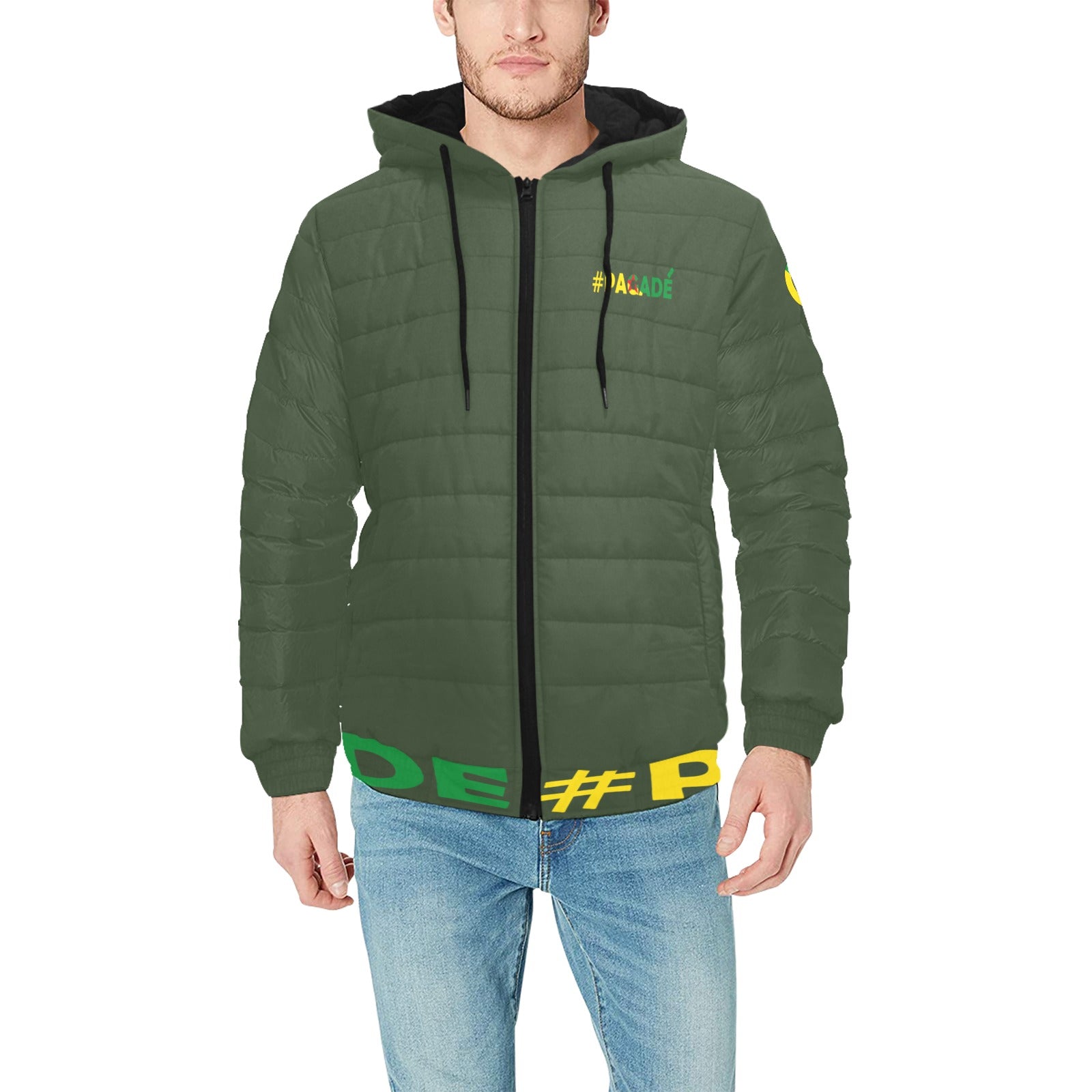 #PAGADE Men's Padded Hooded Jacket