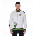 RBG ANKH W RIPPED Stand Collar Jacket
