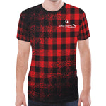 DUSTY PLAID All Over Print T-Shirt