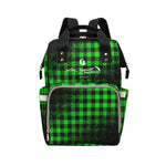 DUSTY PLAID Multi-Function Diaper Backpack