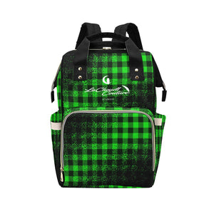 DUSTY PLAID Multi-Function Diaper Backpack