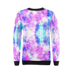 COLORFULL All Over Print Crewneck Sweatshirt for Women