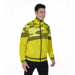CAMOUFLAGE YLW Stand Collar Jacket