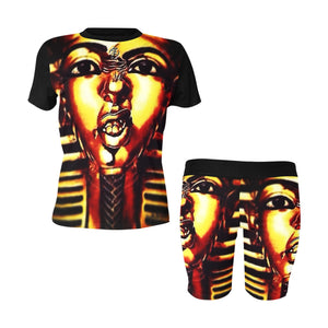 THUG PHARAOH Women's Short Yoga Set