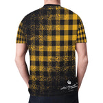 DUSTY PLAID All Over Print T-Shirt