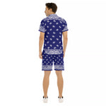 BANDANA FULLY NAVY Men's Short Sleeve Shirt Sets