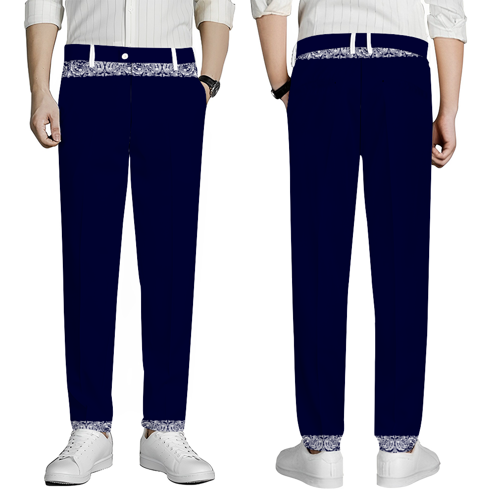 BANDANA NAVY Unisex Suit Pants