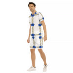 BLUE ROSES LCC Men's Short Sleeve Shirt Sets