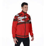 CAMOUFLAGE RED Stand Collar Jacket