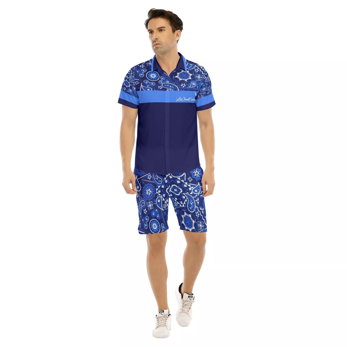 BANDANA VIRAL Cs'UP Men's Short Sleeve Shirt Sets