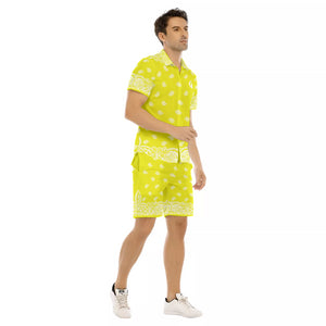 BANDANA FULLY L.K Men's Short Sleeve Shirt Sets