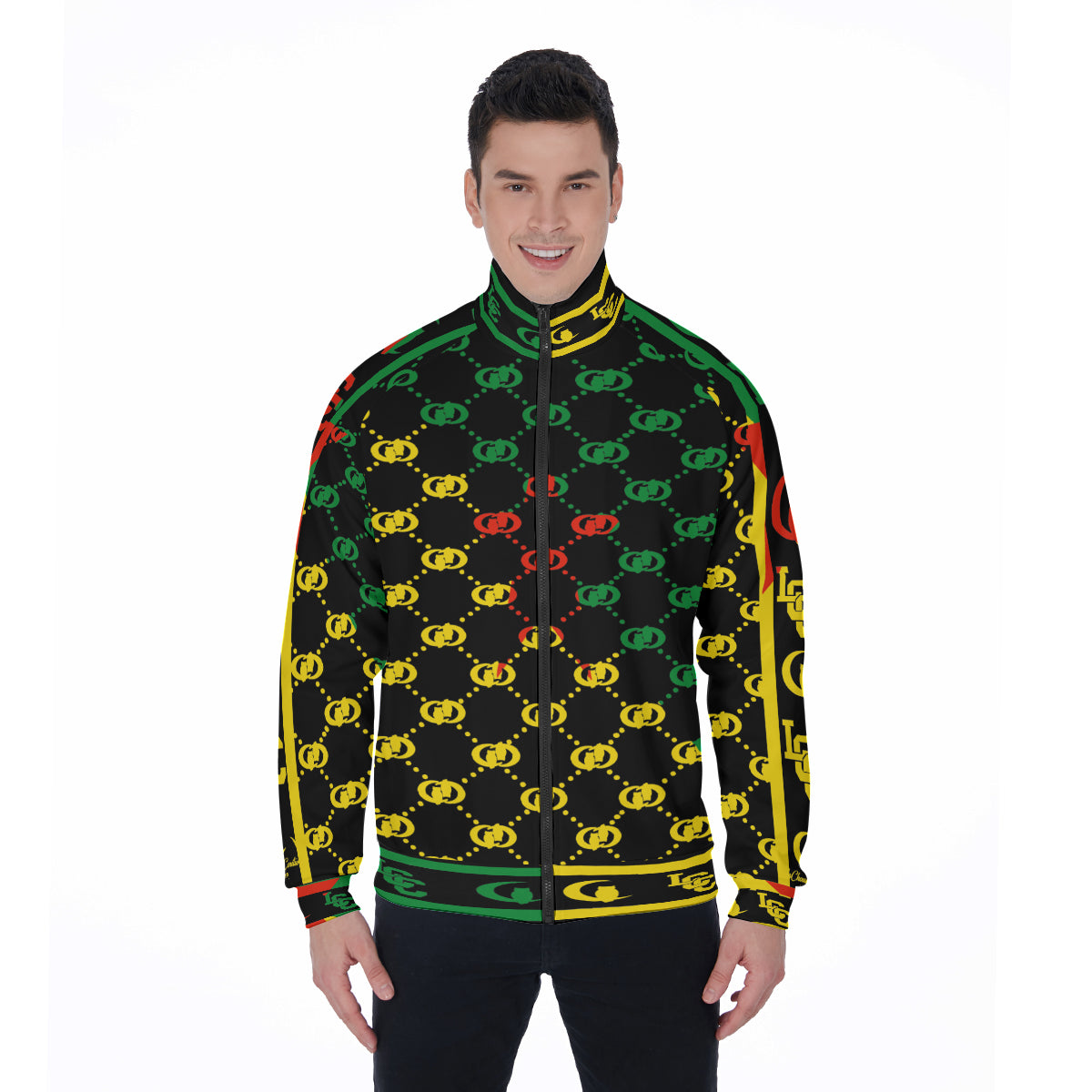 EXCELLENCE BLK YANA Stand Collar Jacket