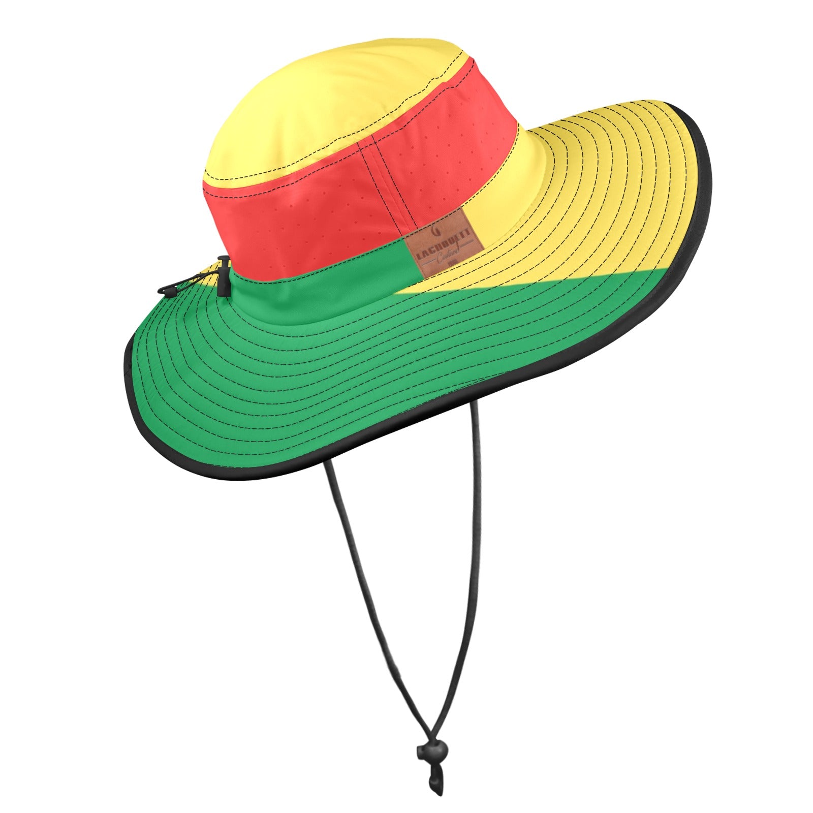 CONGO FLAG Wide Brim Bucket Hat