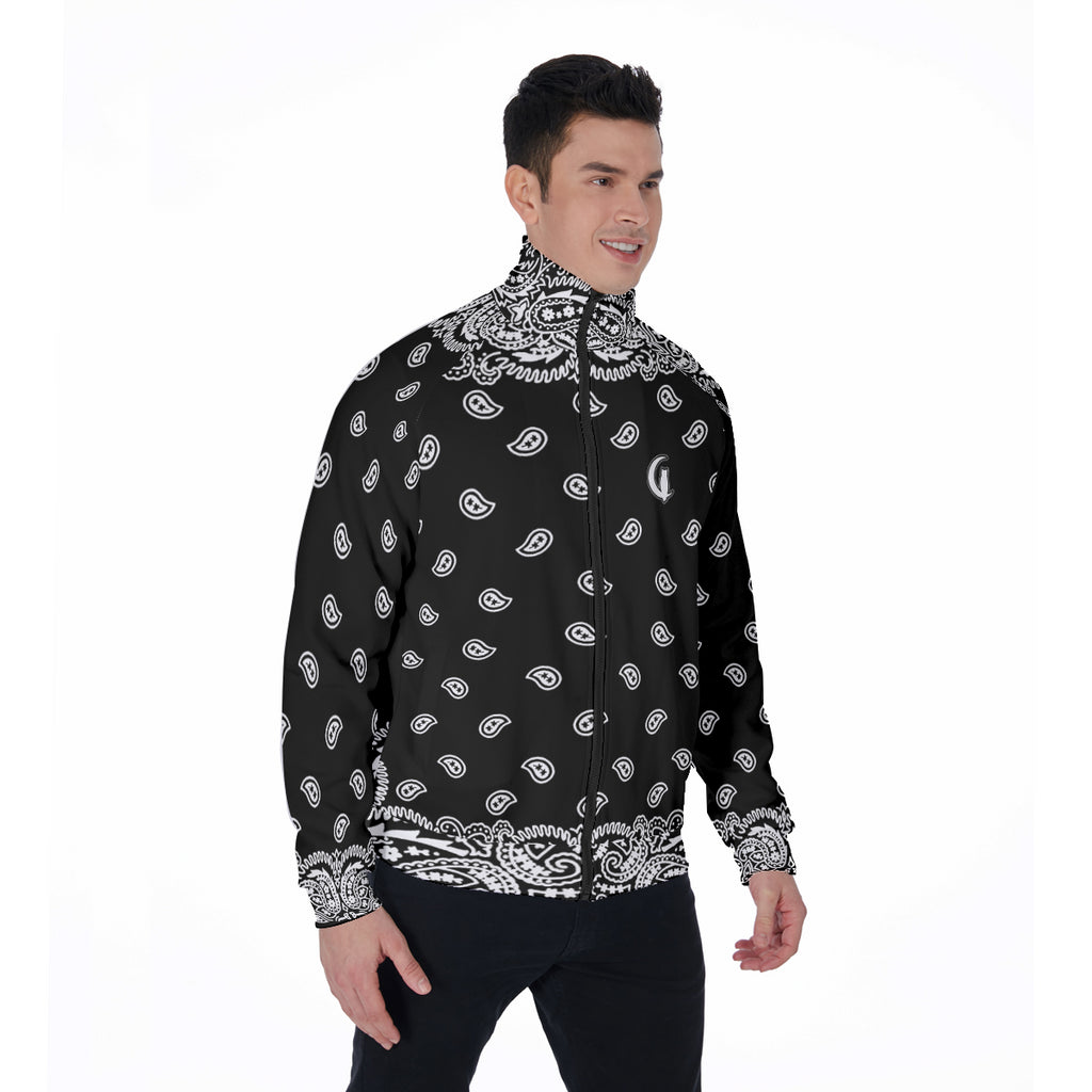 BANDANA FULLY BLC Men's Stand Collar Jacket