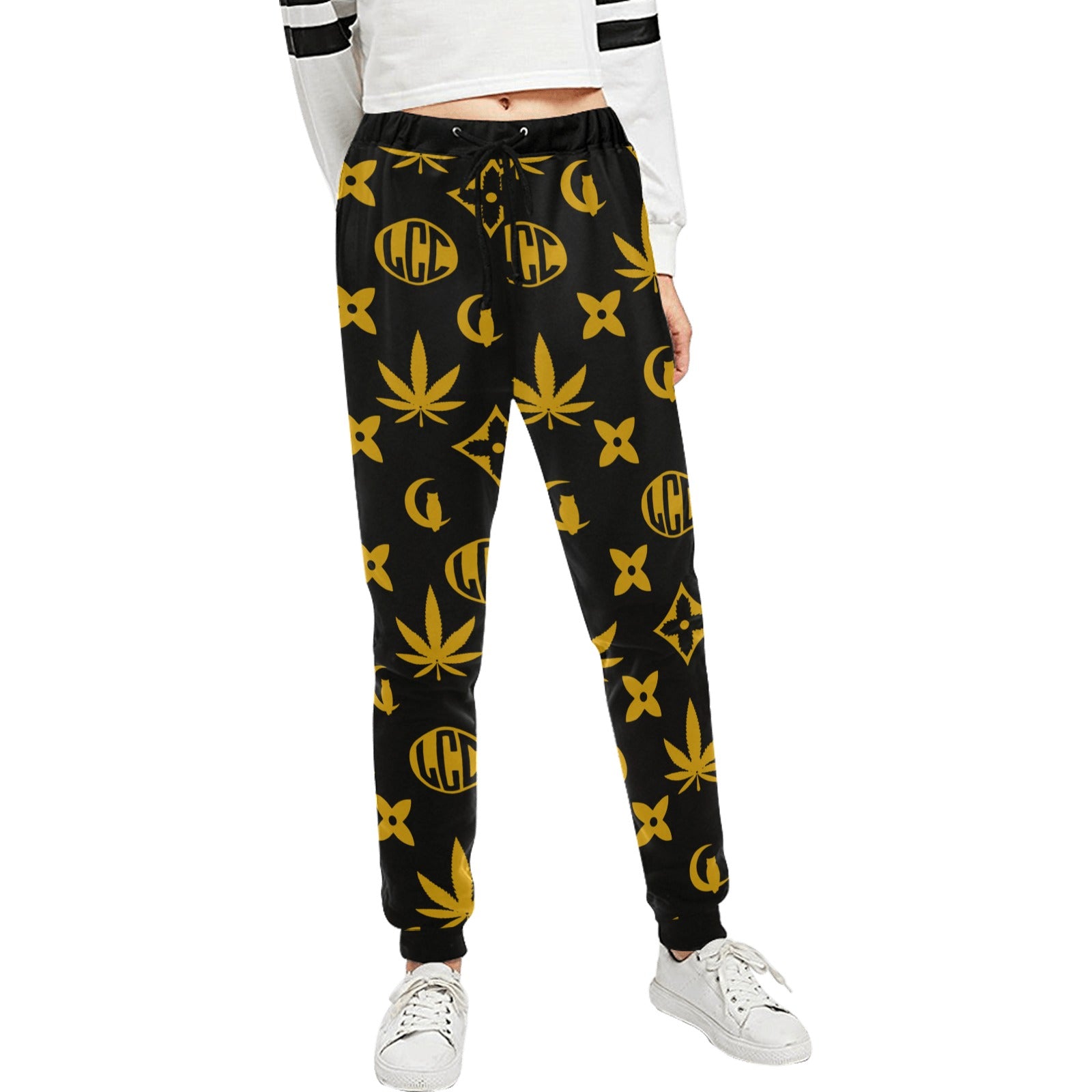 LCC WEEDY COLORS Unisex All Over Print Sweatpants