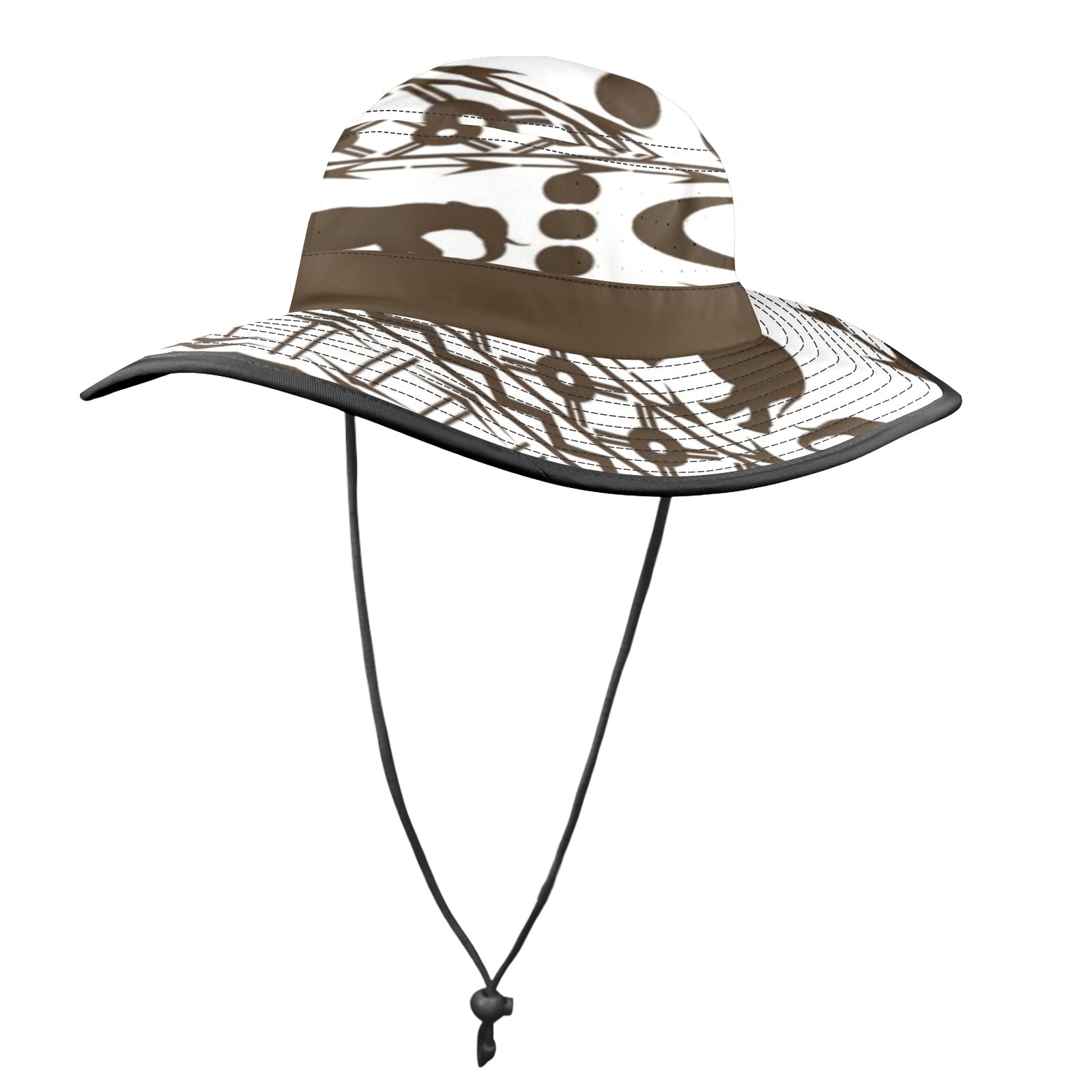 ELEPHANT ORNEMENT Wide Brim Bucket Hat
