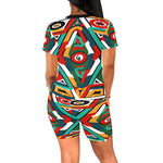 TEMBE ART Women's Short Yoga Set
