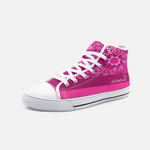 BANDANA VIRAL GRAPE Unisex High Top Canvas Shoes